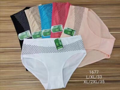 Трусики жіночі Timanni 1677 різні кольори напівбатальні бамбук р.L/XL,XL/2XL (уп.24 шт)
