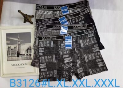 Труси боксери чоловічі Sweet Dream 3126 різні кольори норма бавовна р.L-3XL (уп.12 шт)