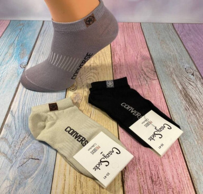 Шкарпетки підліткові Crazy Socks 8302 Спорт кор сер. стрейч різні кольори р.35-41 (уп.12 пар)