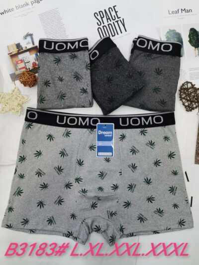 Труси боксери чоловічі Sweet Dream 3183 різні кольори норма бавовна р.L-3XL (уп.12 шт)