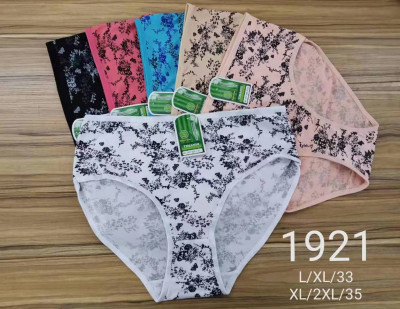 Трусики жіночі Timanni 1921 різні кольори напівбатальні бамбук р.L/XL,XL/2XL (уп.24 шт)
