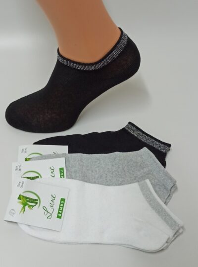 Шкарпетки жіночі Luxe bambu 26050 кор. стрейч різні кольори р.36-40 (уп.12 пар)