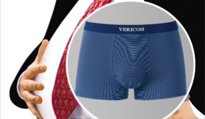 Труси боксери чоловічі Vericoh 7066B різні кольори батальні молоко р.5XL-7XL (уп.12 шт)