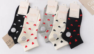Шкарпетки жіночі Coalo socks 7117-BY кор. стрейч різні кольори р.36-41 (уп.10 пар)