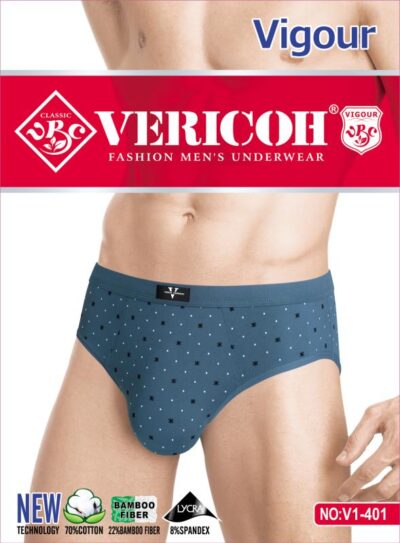 Труси плавки чоловічі Vericoh 401 різні кольори норма молоко р.XL-4XL (уп.12 шт)