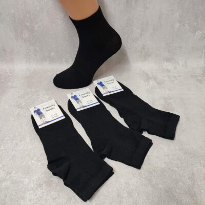 Шкарпетки чоловічі Friendly Socks 101827-002-01 кор. стрейч чорні р.27-29 (уп.12 пар)