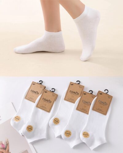 Шкарпетки жіночі Coalo socks 690-1BX кор. стрейч білі р.36-41 (уп.10 пар)