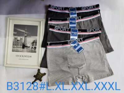 Труси боксери чоловічі Sweet Dream 3128 різні кольори норма бавовна р.L-3XL (уп.12 шт)
