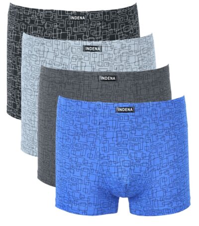 Труси боксери чоловічі Indena 81359 різні кольори норма lycra р.L-4XL  (уп.12 шт)