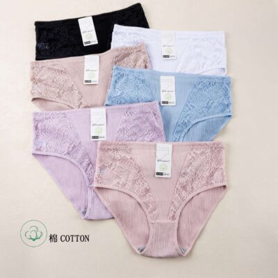 Трусики жіночі Rose Junio 9935 різні кольори напівбатальні р.XL-4XL (уп.24 шт)