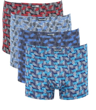 Труси боксери чоловічі Indena 81399 різні кольори норма lycra р.L-4XL (уп.12 шт)
