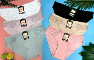 Трусики жіночі DinaRose 8387 різні кольори норма бавовна р.M-L/XL-2XL (уп.12 шт)