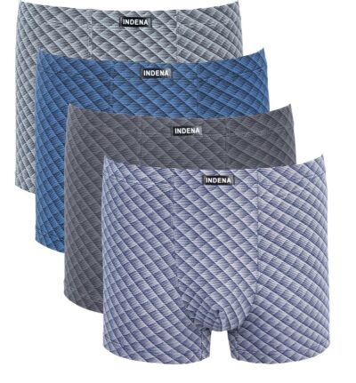 Труси боксери чоловічі Indena 81353 різні кольори норма lycra р.L-4XL (уп.12 шт)