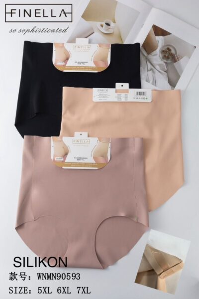 Трусики жіночі Finella 90593-WNMN різні кольори батальні  р.5XL.6XL.7XL (уп.12 шт)