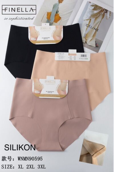 Трусики жіночі Finella 90595-WNMN різні кольори напівбатальні р.XL.2XL.3XL (уп.12 шт)
