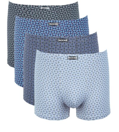 Труси боксери чоловічі Indena 11562 різні кольори батальні lycra р.5XL-7XL (уп.12 шт)