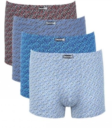 Труси боксери чоловічі Indena 11441 різні кольори норма lycra р.3XL-4XL (уп.12 шт)