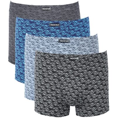 Труси боксери чоловічі Indena 81360 різні кольори норма lycra р.L-4XL (уп.12 шт)