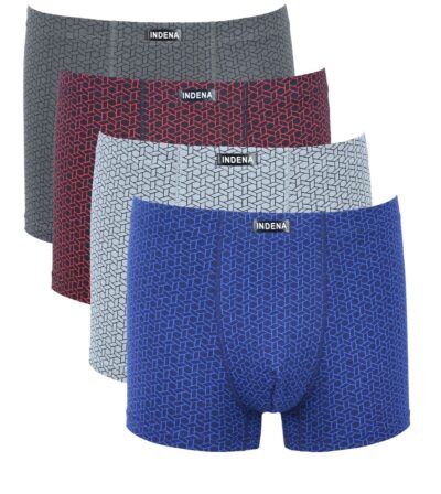 Труси боксери чоловічі Indena 81371 різні кольори норма lycra р.L-4XL (уп.12 шт)