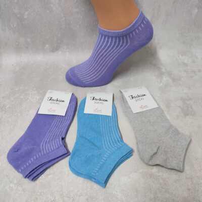 Шкарпетки жіночі Fashion socks 31230 кор. стрейч різні кольори р.36-40 (уп.12 пар)