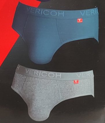 Труси плавки чоловічі Vericoh 7403 різні кольори норма бавовна р.2XL-4XL (уп.18 шт)
