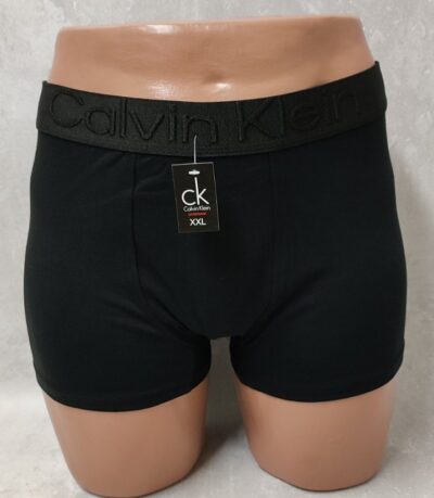 Труси боксери чоловічі CKK CKK-14-1 люкс чорні норма lycra р.M (уп.12 шт)