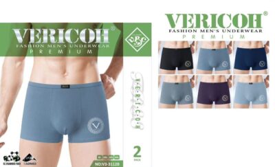 Труси боксери чоловічі Vericoh 3112B різні кольори норма модал р.XL-4XL (уп.8 шт)