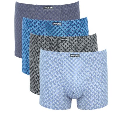 Труси боксери чоловічі Indena 81352 різні кольори норма lycra р.L-4XL  (уп.12 шт)