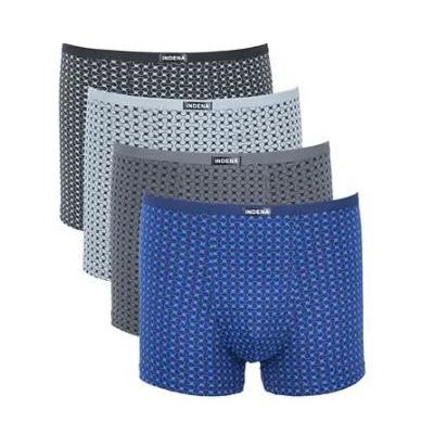 Труси боксери чоловічі Indena 81382 різні кольори норма lycra р.L-4XL  (уп.12 шт)