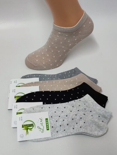 Шкарпетки жіночі Luxe bambu 27205 кор. стрейч різні кольори р.36-40 (уп.12 пар)