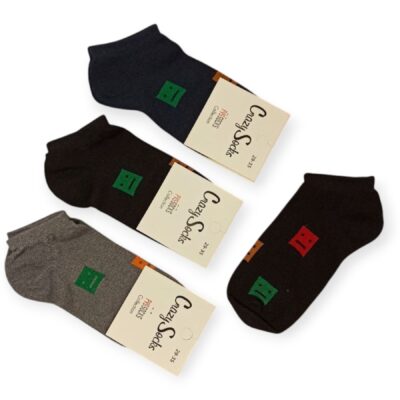 Шкарпетки підліткові Crazy Socks 20449 Робот RP сер. стрейч р.29-35 (уп.12 пар)