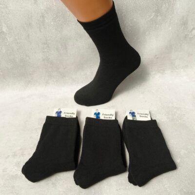 Шкарпетки чоловічі Friendly Socks 1031525-001-01 вис. махра чорні р.25-27 (уп.10 пар)
