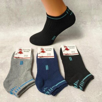 Шкарпетки жіночі Friendly Socks 2031223-009 кор. махра різні кольори р.23-25 (уп.12 пар)