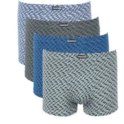 Труси боксери чоловічі Indena 81237 різні кольори норма lycra р.L-4XL  (уп.12 шт)