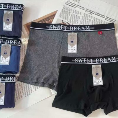 Труси боксери чоловічі Sweet Dream 4011-1 різні кольори норма молоко р.M-3XL  (уп.12 шт)