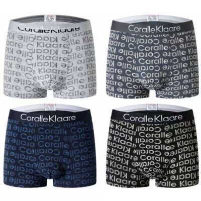 Труси боксери чоловічі Coralle Klaare 30528-E різні кольори норма lycra р.M-3XL  (уп.24 шт)
