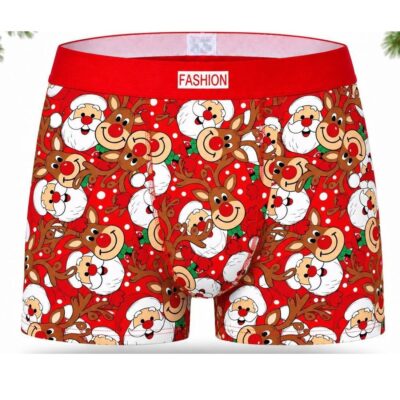 Труси боксери чоловічі Hello on Me 4800-DH різні кольори норма lycra р.M-3XL  (уп.24 шт)